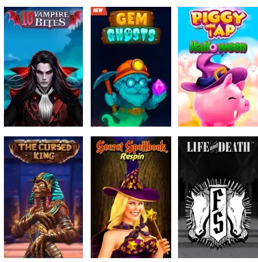 list of haloween games on tikitaka